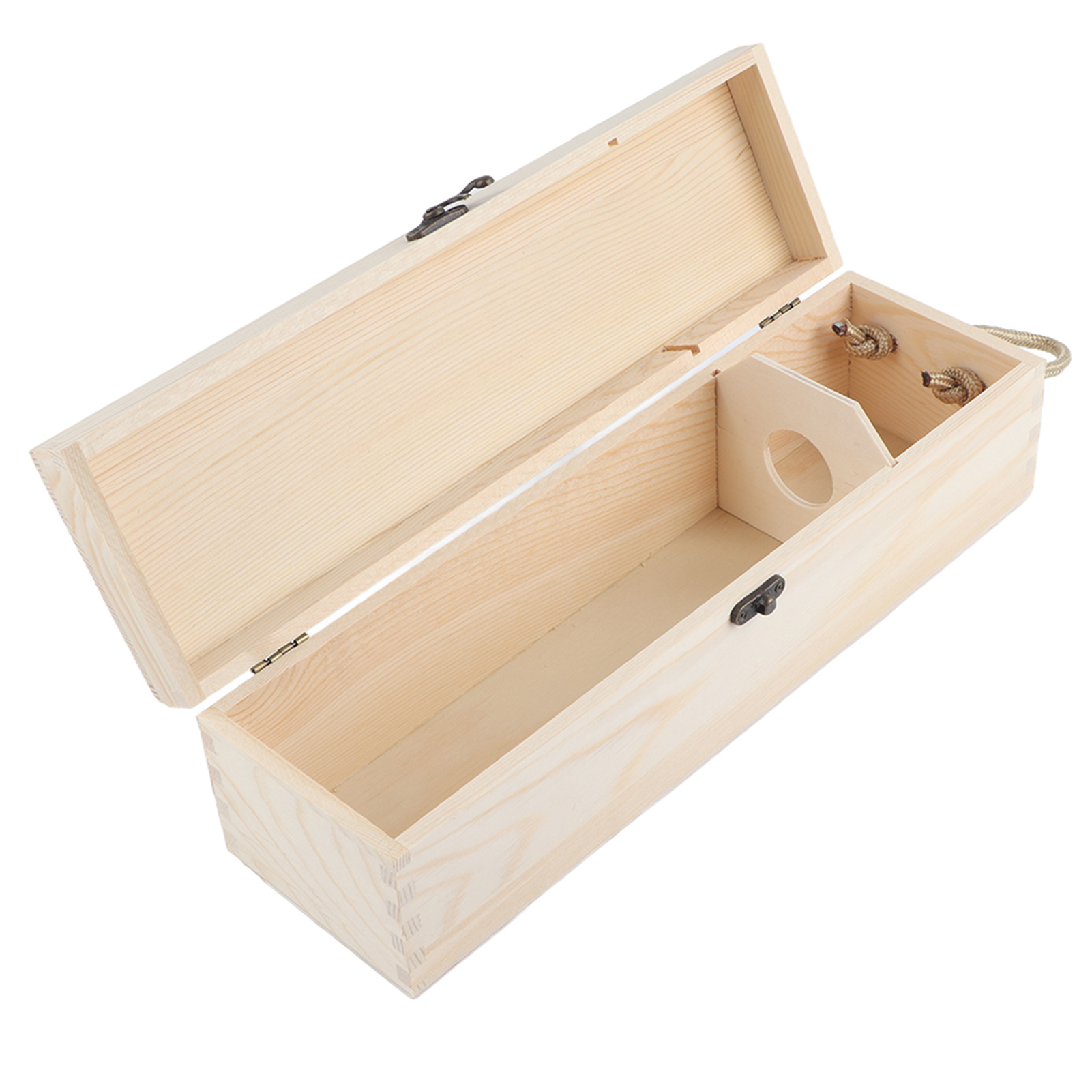 Holzkiste Für Einzelne Rotweinflaschen, Ideal Für Transport Und Dekoration. Perfektes Geschenk.