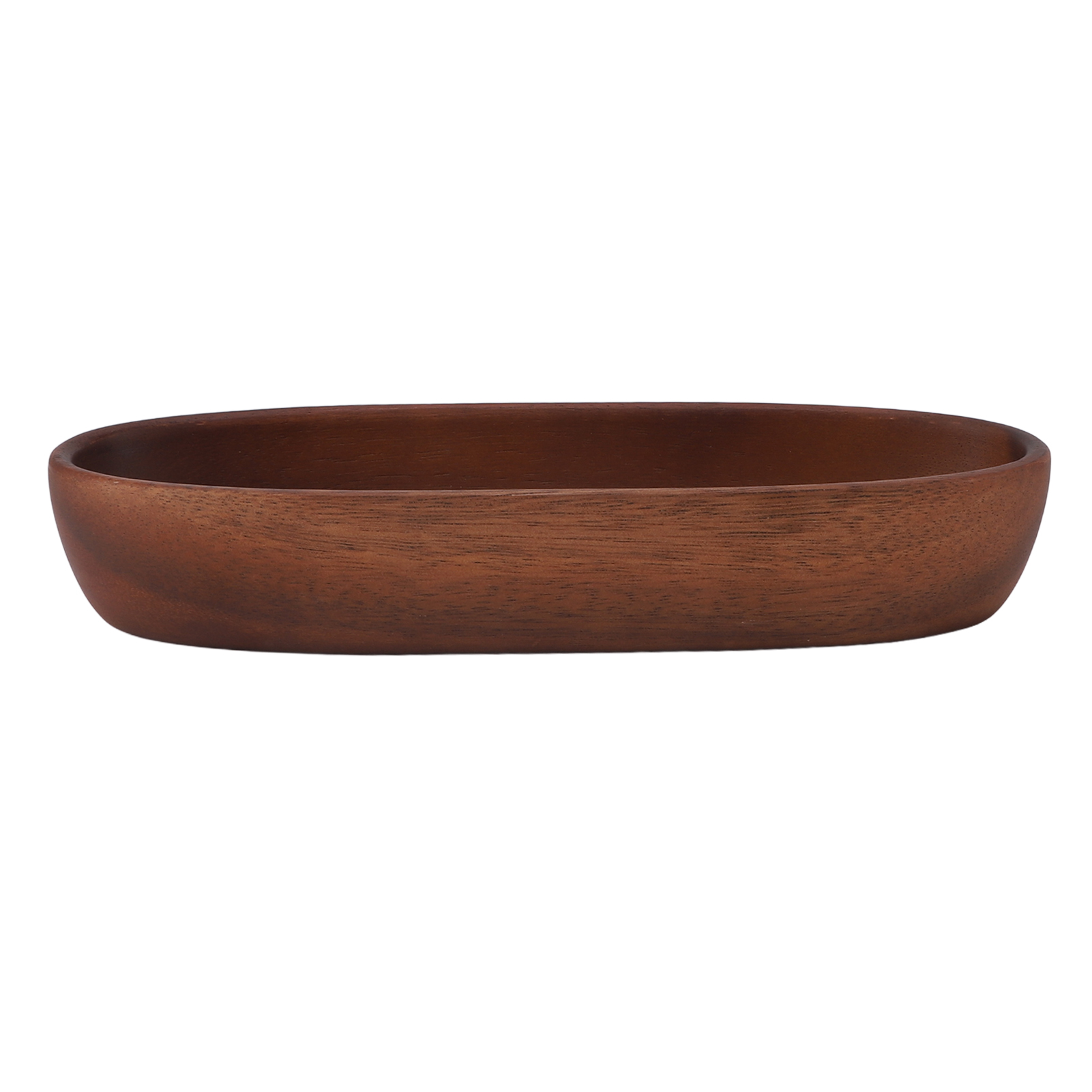 Große, Multifunktionale Holzschale In Bootsform, Ideal Für Brot, Obst, Snacks Und Desserts. Maße: 25 X 8,5 X 4,5 Cm.