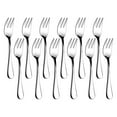 Set Mit 12 Mini-gourmetgabeln, 14 Cm, Zinken Aus Edelstahl, Für Vorspeisen Und Obst
