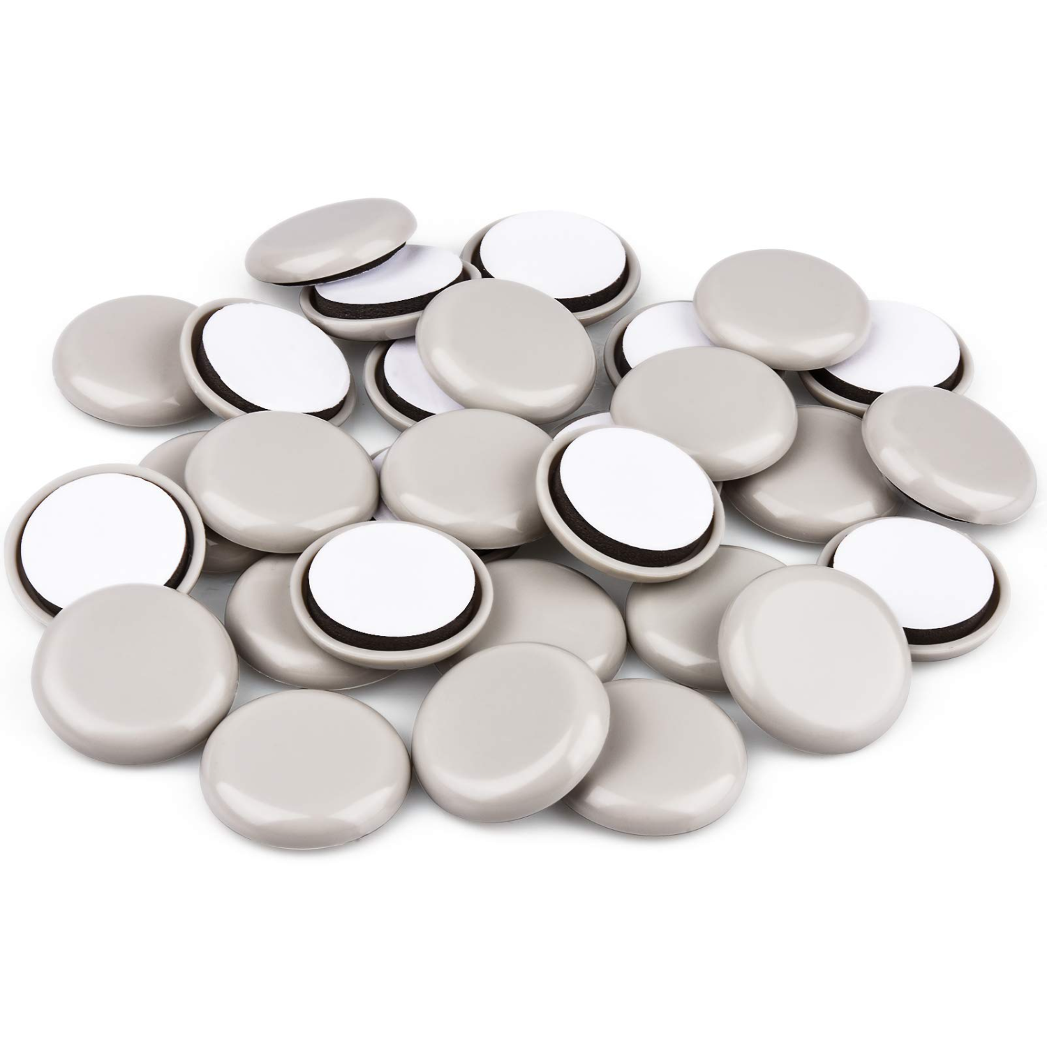 Packung Mit 24 Selbstklebenden Möbelgleitern, 3,8 Cm (1-1/2 Zoll) Teppichgleitern, Stuhl- Und Möbelgleitern – Selbstklebende Gleiter Zum Verschieben Von Möbeln