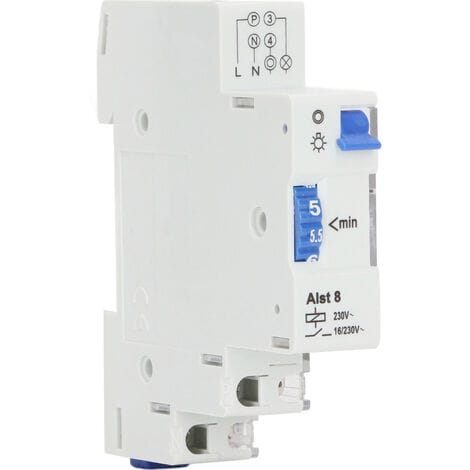 Aiperq - 1-7 Minuten Mechanische Zeitschaltuhr Zeitsteuerung Zeitsteuerung 230V ac für Lichtheizung