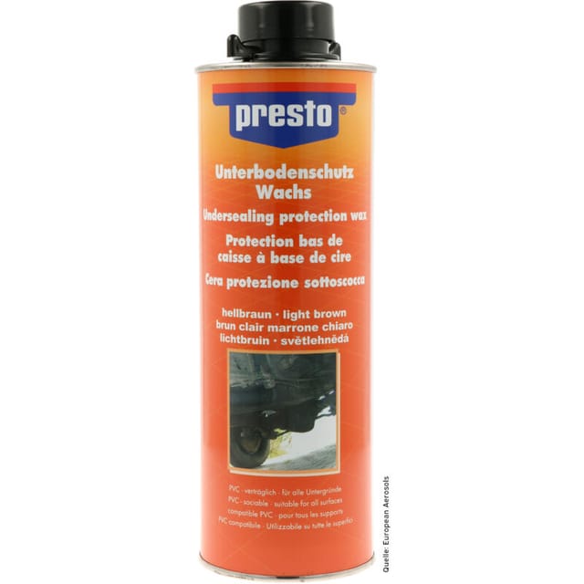 Presto Unterbodenschutz Wachs hellbraun 1000 ml 603246