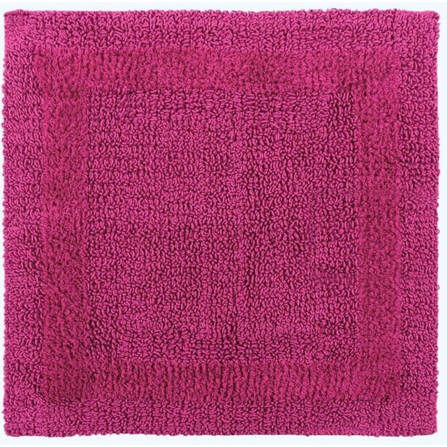 Duschvorleger himbeer 50x50 cm aus 100% Baumwolle - Homescapes