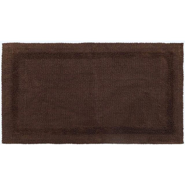 Badematte braun 50x80 cm aus 100% Baumwolle - Homescapes