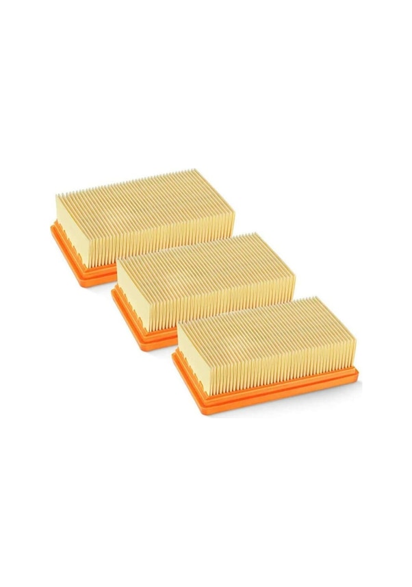 3er-pack Kärcher Ersatz-flachfilter (plissiert), Flachfilter, Staubsaugerfilter, Kompatibel Mit Den Modellen Mv4, Mv5, Mv6, Wd4, Wd5, Wd6 Und Wd4p. Staubsaugerzubehör.