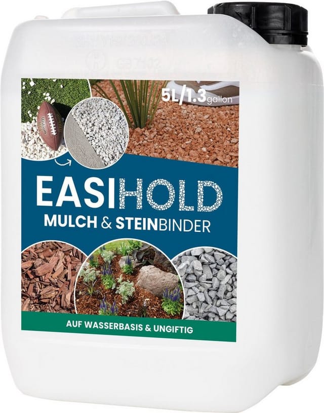 Weitere - EasiHold Mulch & Steinbinder 5 l Bindemittel zum fixieren Steinteppich Gartenweg