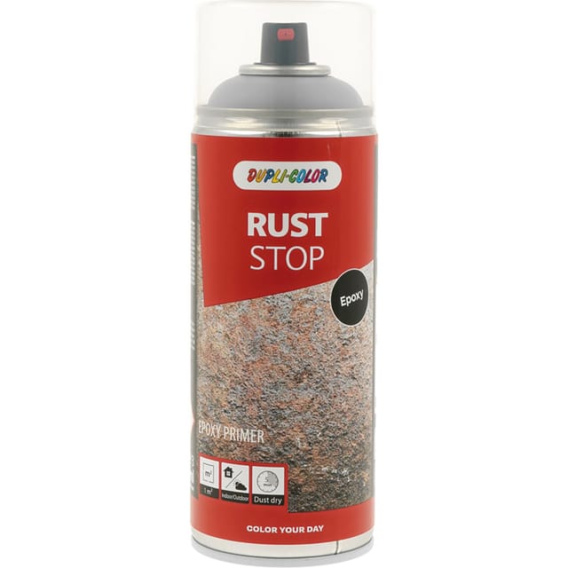 Dupli-color - Dupli Color 2k Epoxy Primer Rost Stop - Rostschutz Spray & Grundierung 400ml grau