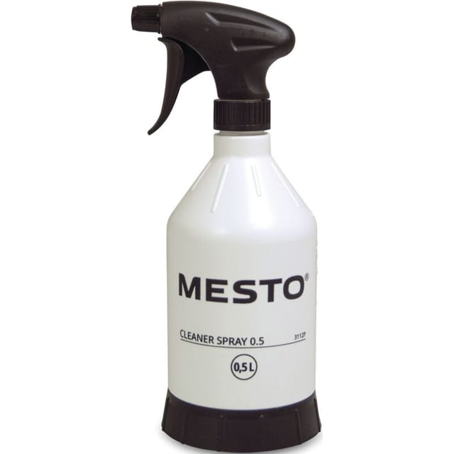 Mesto - Sprühflasche 500ml mit verstellbarer Düse für stark säurehaltige Flüssigkeiten, transparent mit Skala