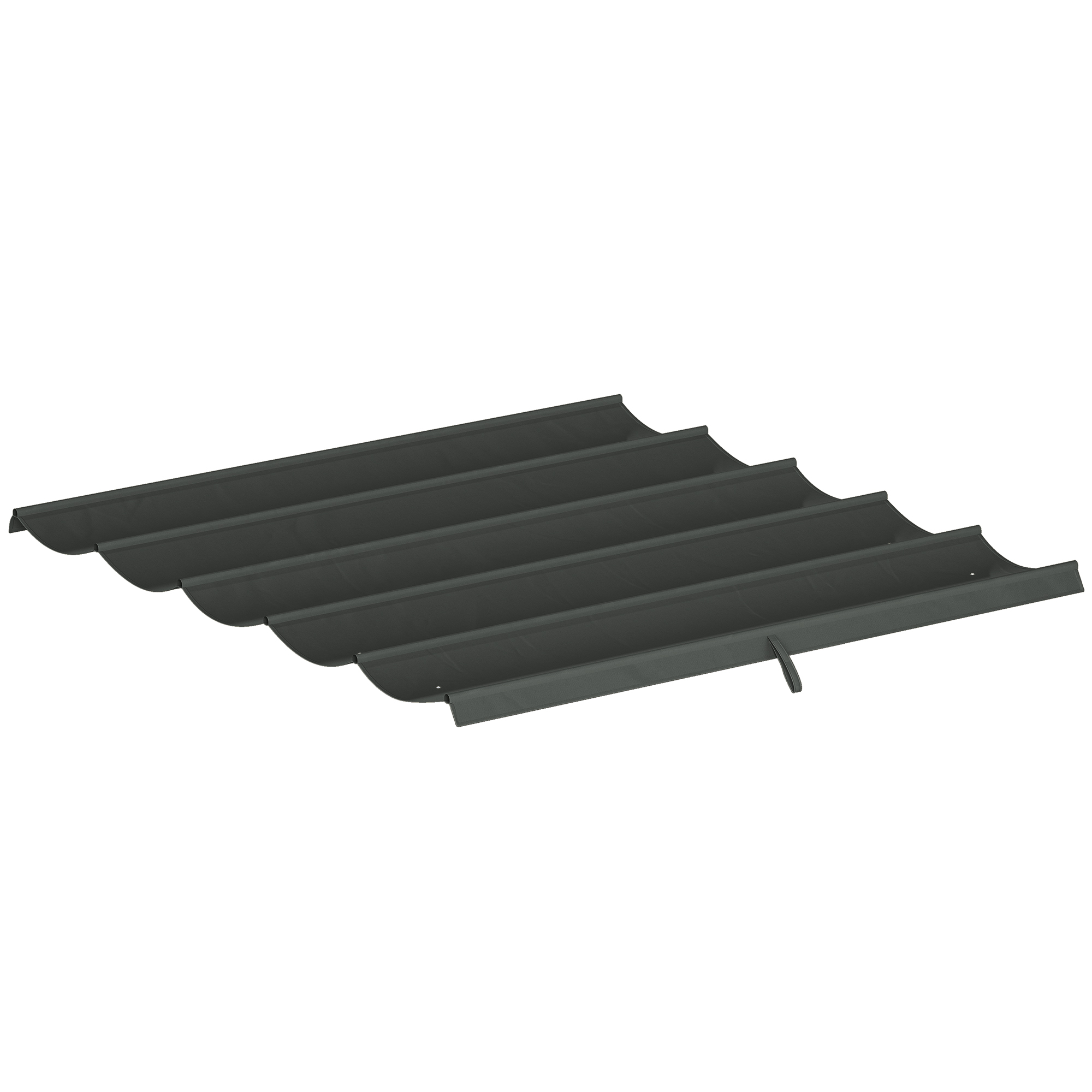 3 M Lange, Einziehbare Markise – Nur Das Sonnendach 250 X 255 Cm, Dunkelgrau