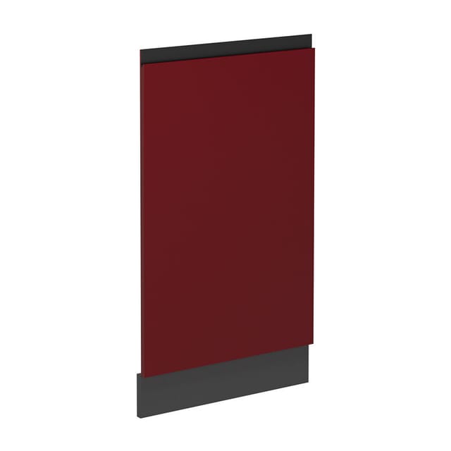 Geschirrspülblende R-Line, Rot, 45 cm ohne Arbeitsplatte, Vicco