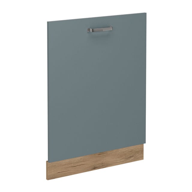 Geschirrspülblende R-Line, Blau-Grau, 60 cm ohne Arbeitsplatte Vicco