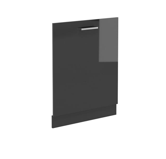 Geschirrspülblende R-Line, Anthrazit Hochglanz, 60 cm ohne Arbeitsplatte Vicco