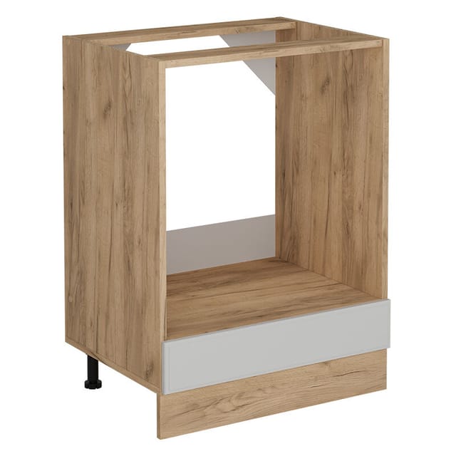 Vicco - Herdumbauschrank R-Line, Weiß Landhaus, 60 cm ohne Arbeitsplatte
