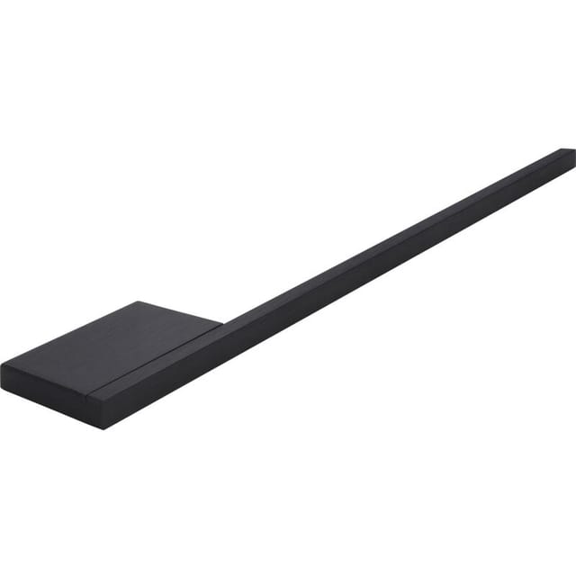 Siro Handtuchhalter Pan, Handtuchstange 380mm zum Bohren, Alu schwarz