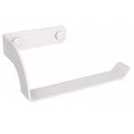 Weißer Toilettenpapierhalter
