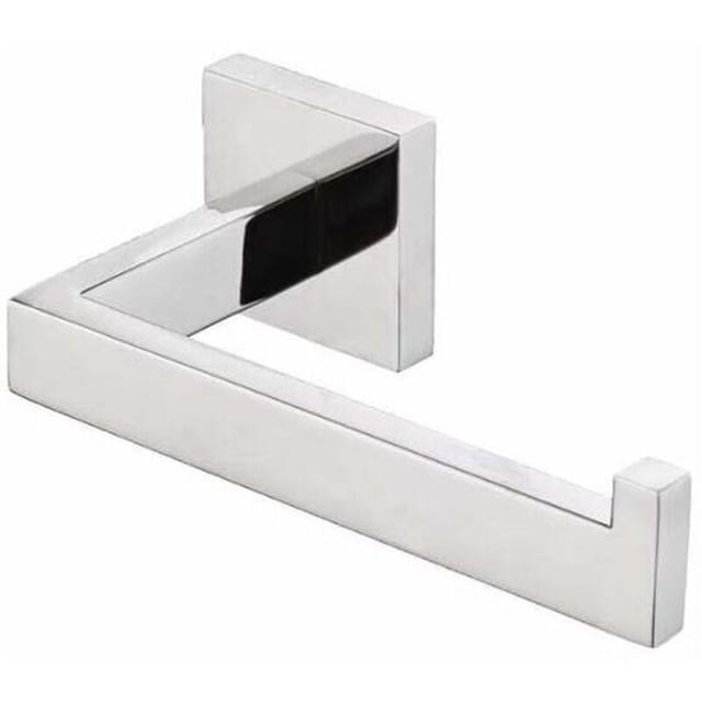 Polierter Toilettenpapierhalter, Toilettenpapierrollenhalter Aus Edelstahl Für Badezimmer Und Küche (quadratisch), Gebürstet 145x86x49mm