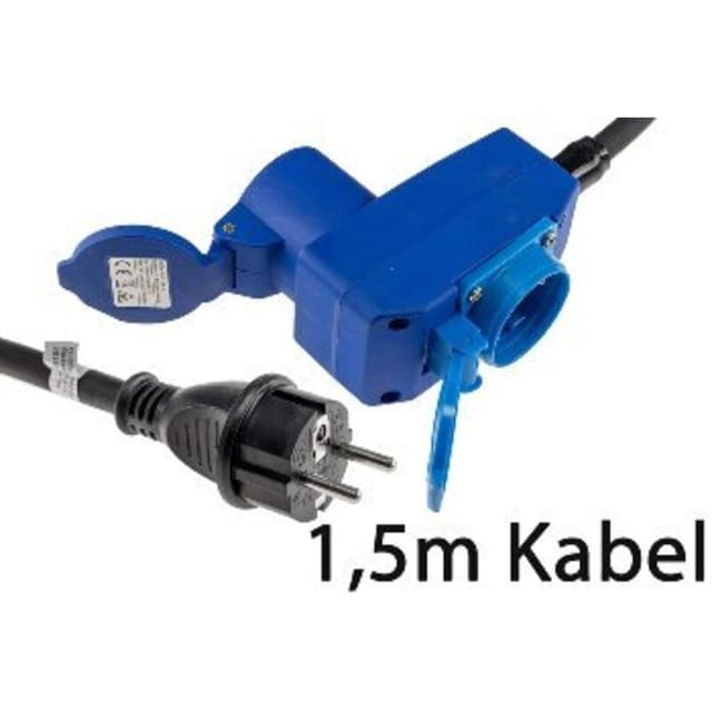 Cee Winkel Adapter 230V, 1,5m Kabel, IP44