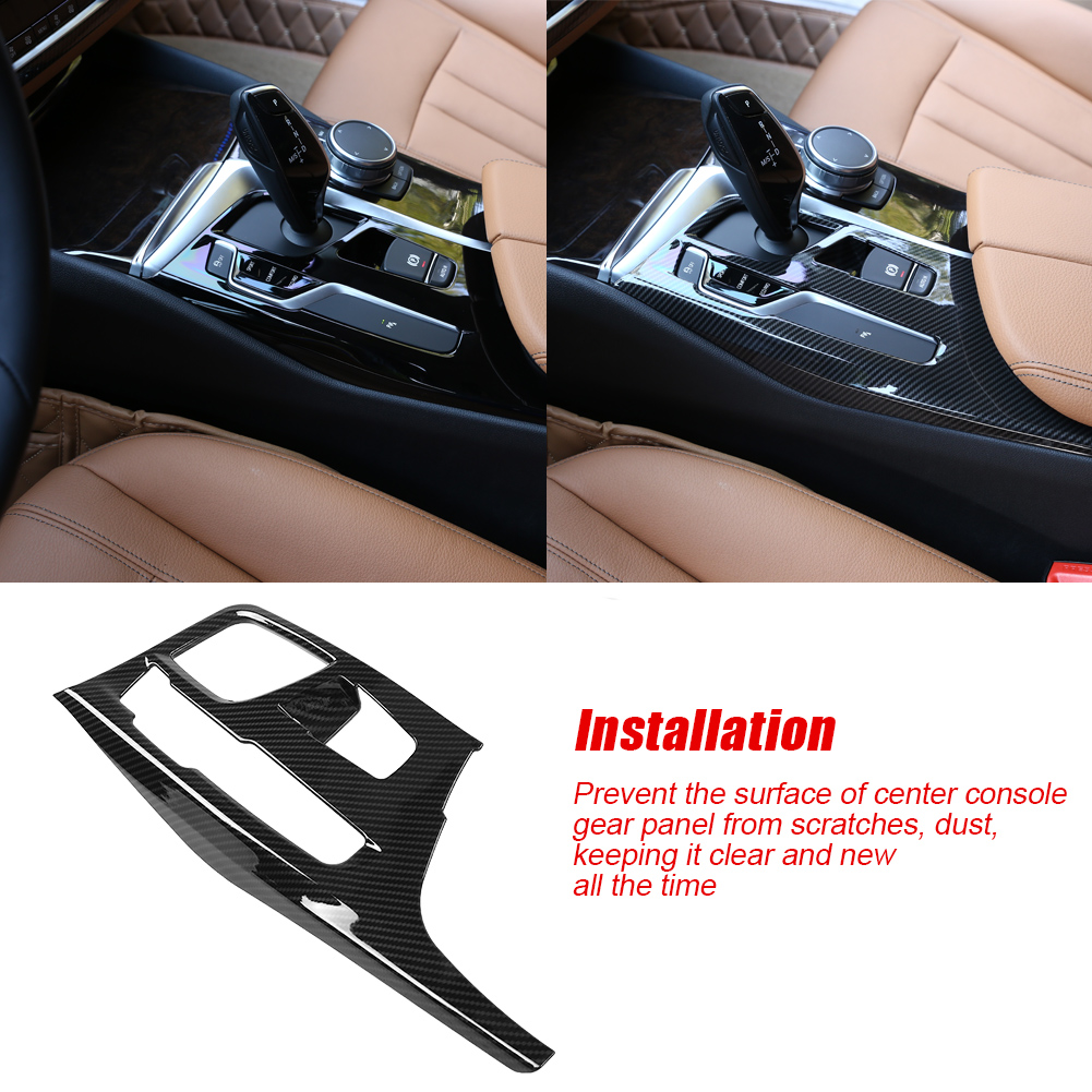 Mittelkonsolen-schaltkulisse In Carbonfaser-optik Für Bmw 5er G30 2017-2018
