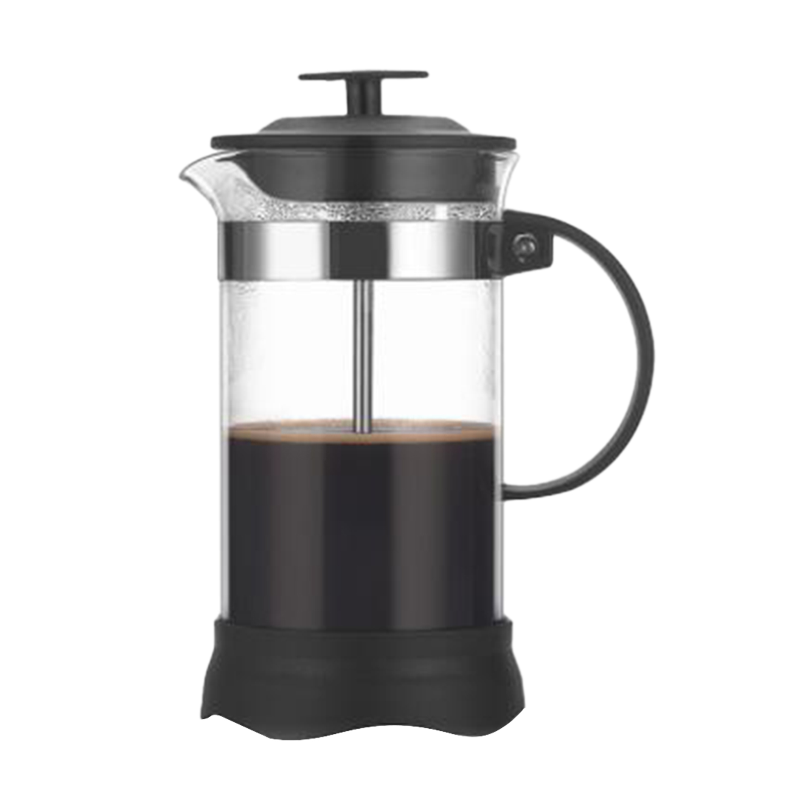 French-press-kaffeemaschine Mit Hochdichtem Edelstahlfilter, 350 Ml, Ideal Für Zuhause Und Büro.