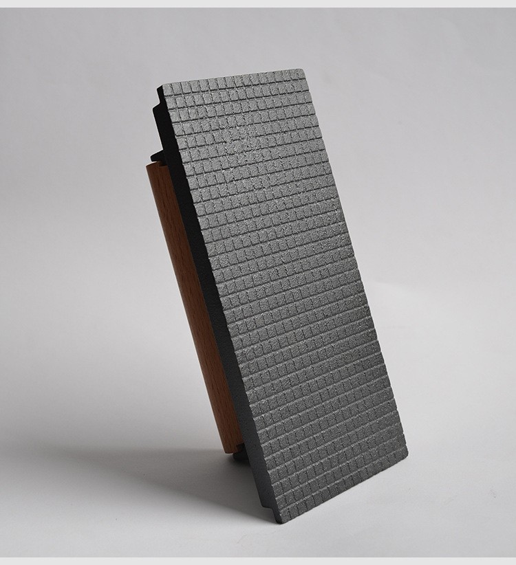 Lange, Runde Fleischpresse Aus Gusseisen, Hamburgerpresse, Dickes, Unbeschichtetes, Geripptes Teppanyaki-werkzeug, Hitzebeständiger Holzgriff (lange, Quadratische Fleischpresse [21 Cm 11 Cm])
