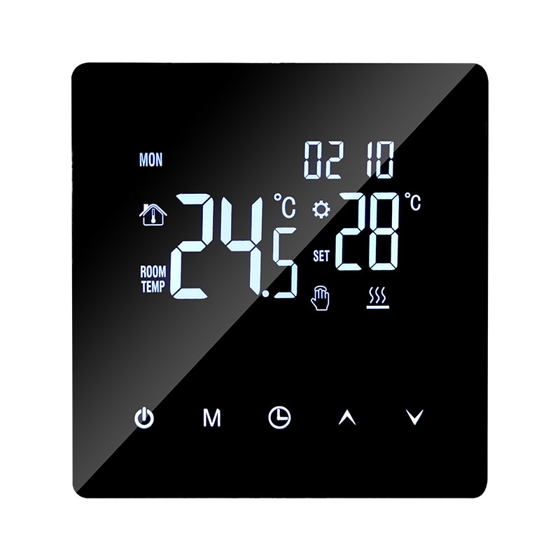 K2m Heizungsthermostat, Digitaler Temperaturregler, Lcd-touchscreen, Wöchentlich Programmierbar, Frostsicherer Elektrischer Thermostat, Geeignet Für Zuhause, Schule Oder Büro (k2mh16a Elektroheizung)