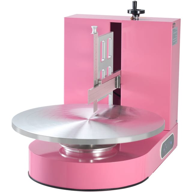 Mophorn-Kuchendekorationsmaschine – Geräuscharmes Gerät zum Verzieren von Kuchenglasuren. Creme-Aufstrichmaschine mit verstellbarem Schaber-Drehteller