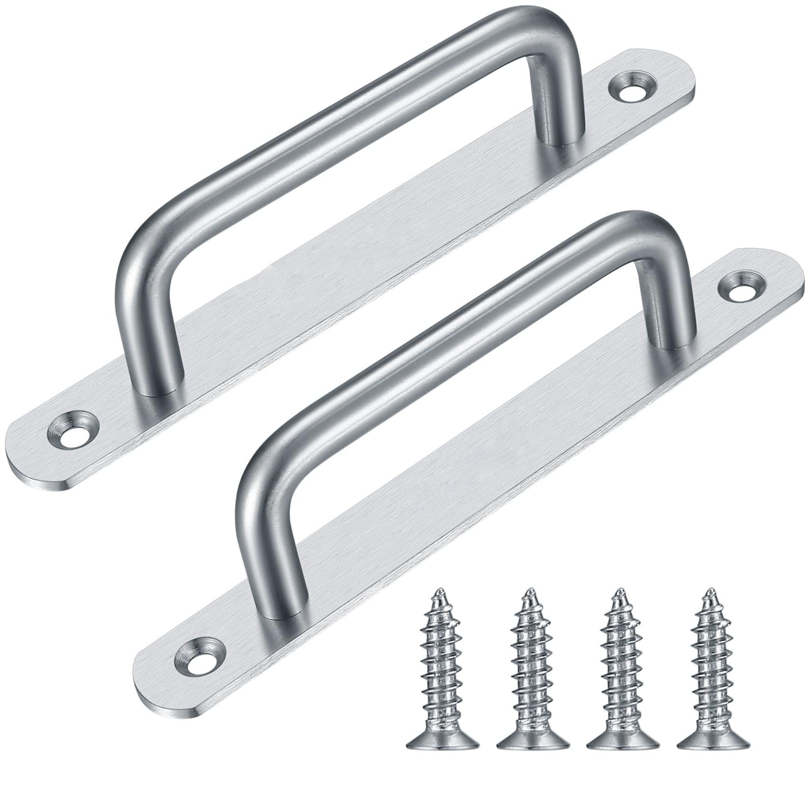 2 Granero-türgriffe, Corredera-türgriffe, Türgriffe Aus Rostfreiem Edelstahl Mit Platos Für Den Schrank, Schrank, Schrank, Cajones, Türgriffe, 160 Mm, Farbe