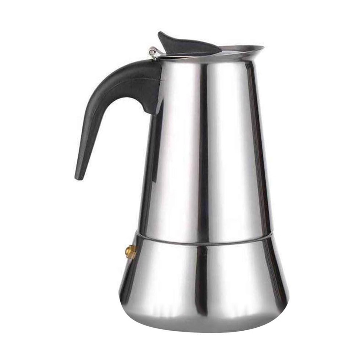 Italienische Moka-kaffeemaschine Mit Edelstahlfilter, Italienisches Küchenutensil Zur Zubereitung Von Kaffee Zu Hause