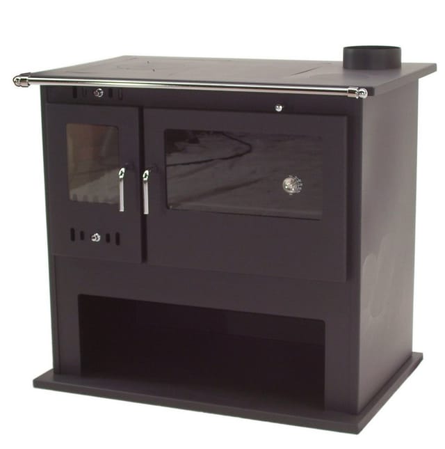 Apex - Holzherd 10.5kW Küchenofen mit Herdplatte Backfach Heizofen Holzofen eek a 56309
