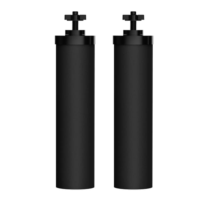Bb9-2 Wasserfilter Kompatibel Mit Berkey-reinigungselementen, Schwarze Elementkartusche, Premium-wasserfilter Kompatibel Mit Der Travel Big Royal Imperial Crown Light-serie