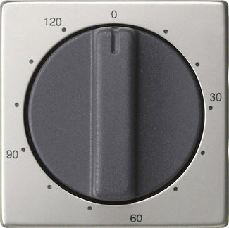 Gira System 55 Edelstahl 120-Min Timer Schalter Abdeckung - 0642600