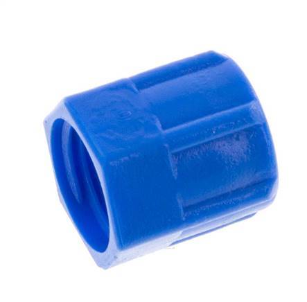 6x4mm (M10x1) PVC-Überwurfmutter [50 Stück]