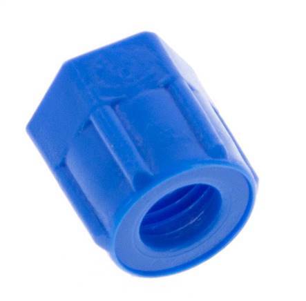 6x4mm (M10x1) PVC-Überwurfmutter [50 Stück] Bild 3