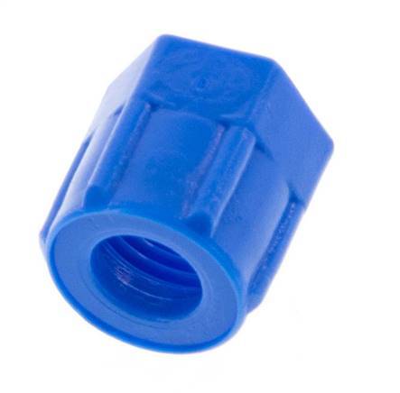 6x4mm (M10x1) PVC-Überwurfmutter [50 Stück] Bild 4