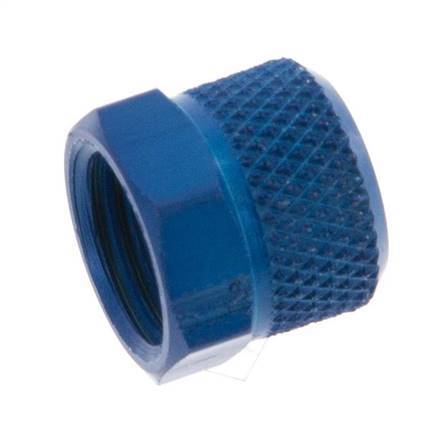 6x4mm (M10x1) Aluminium-Überwurfmutter [10 Stück]