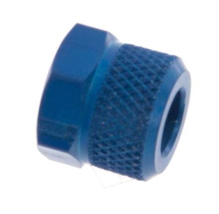 6x4mm (M10x1) Aluminium-Überwurfmutter [10 Stück] Bild 2