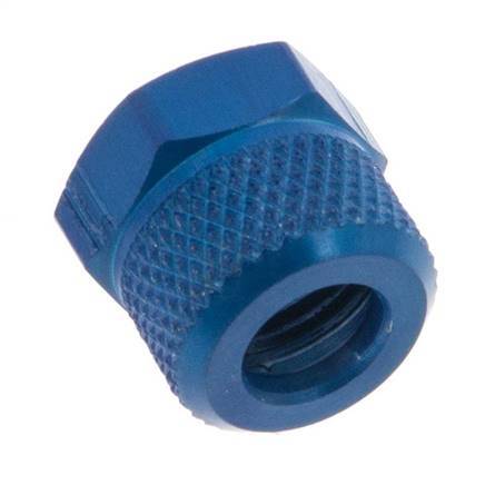 6x4mm (M10x1) Aluminium-Überwurfmutter [10 Stück] Bild 3