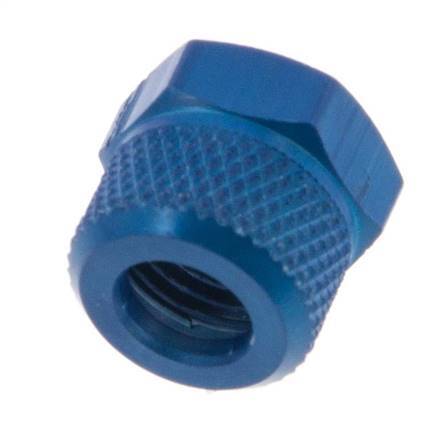 6x4mm (M10x1) Aluminium-Überwurfmutter [10 Stück] Bild 4