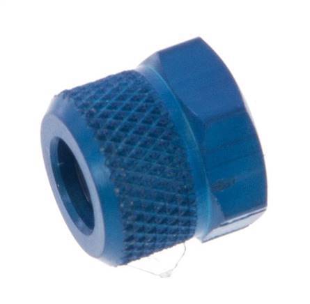 6x4mm (M10x1) Aluminium-Überwurfmutter [10 Stück] Bild 5