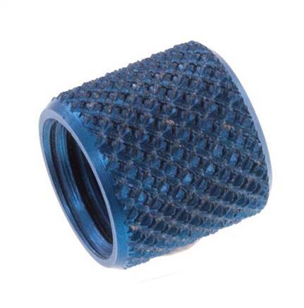 6x4mm (M8x1) Aluminium-Überwurfmutter [10 Stück]