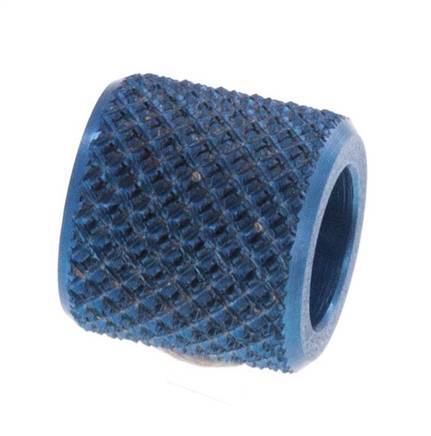 6x4mm (M8x1) Aluminium-Überwurfmutter [10 Stück] Bild 2