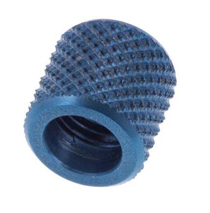 6x4mm (M8x1) Aluminium-Überwurfmutter [10 Stück] Bild 4