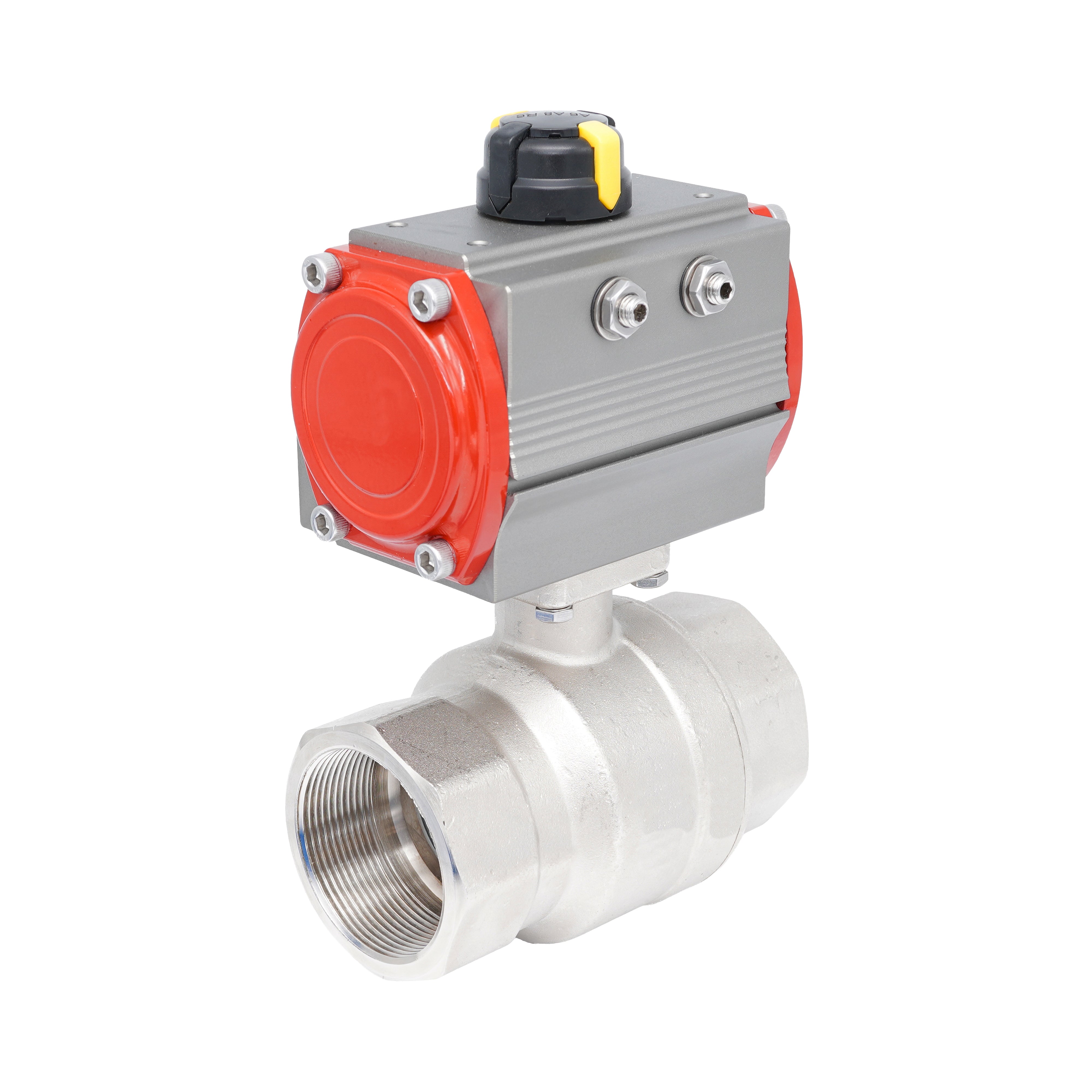 Rp 3" 2-Way Pneumatic Brass Ball Valve - Double Acting Bild 3
