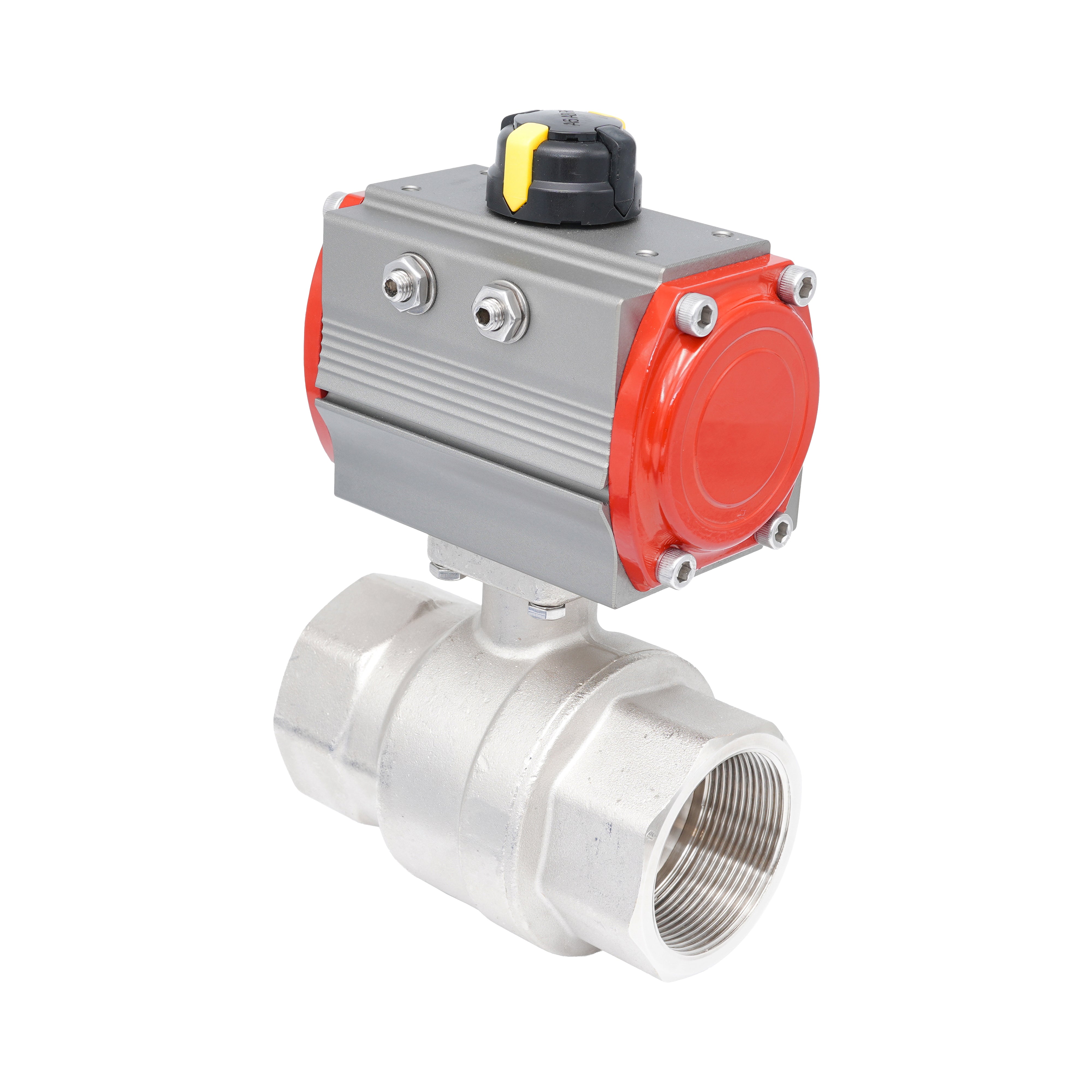 Rp 3" 2-Way Pneumatic Brass Ball Valve - Double Acting Bild 4
