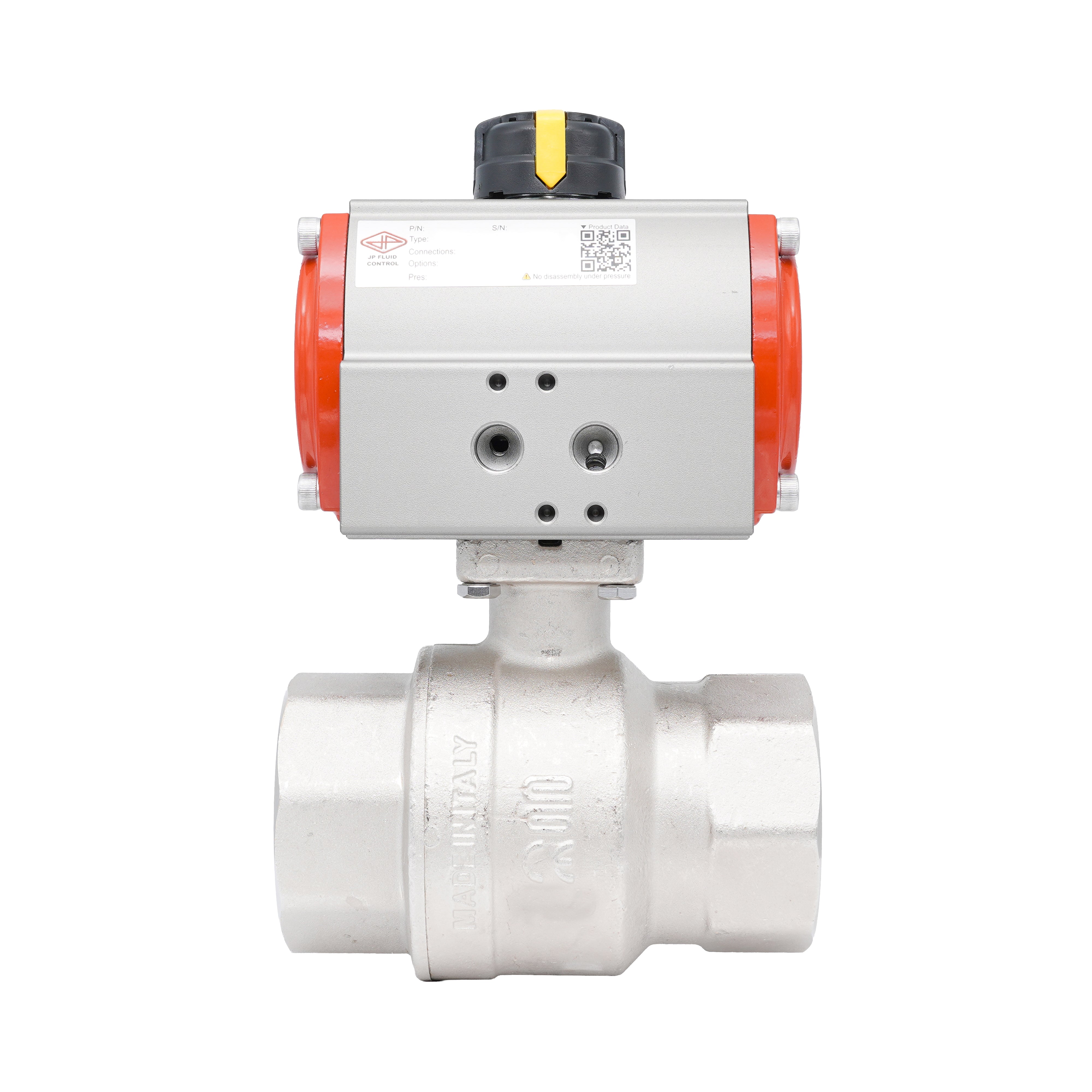 Rp 3" 2-Way Pneumatic Brass Ball Valve - Double Acting Bild 5
