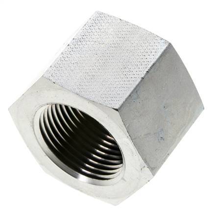 1'' NPT Verschlußstopfen aus verzinktem Stahl mit Außensechskant 140 bar Bild 3
