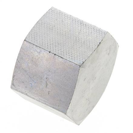 1'' NPT Verschlußstopfen aus verzinktem Stahl mit Außensechskant 140 bar Bild 5