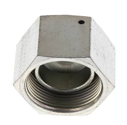 Endkappe G1 1/2'' Stahl mit Außensechskant 60° Konus 125bar (1756.25psi) Hydraulisch Bild 2