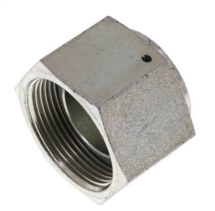 Endkappe G1 1/2'' Stahl mit Außensechskant 60° Konus 125bar (1756.25psi) Hydraulisch Bild 3