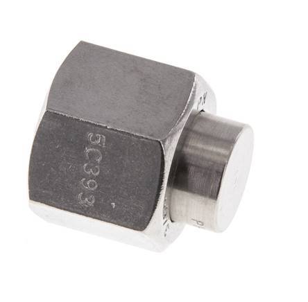 Endkappe G3/8'' Edelstahl mit Außensechskant 60° Konus 425bar (5971.25psi) Hydraulisch Bild 3